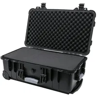 HMF ODK400 Outdoor-Trolley, Fotokoffer mit Rasterschaumstoff, 56 x 34,5