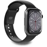 PURO PUICNAW44BLK Band Smartwatch, Schwarz Apple, Apple Watch, Silikon