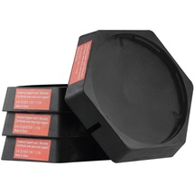 Vevor Wohnmobil-Nivellierpads, dauerhaft befestigtes Gummi-Wagenheberpad, 9" runde Füße, 4er-Pack