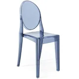 Kartell Victoria Ghost, Stuhl, 2-er Satz, Staublau