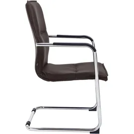 CLP Freischwinger Seattle Kunstleder braun 2er Set