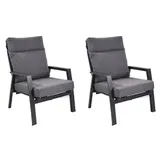 Lesli Living Gartensessel Lesli Living Loungesessel im 2er-Set Ohio
