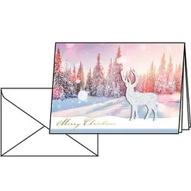 Sigel Weihnachtskarten Snow Deer DIN A6, 10 St.