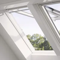 VELUX Klapp-Schwingfenster GPU MK06 0384 Polyurethan ENERGIE Titanzink 78x118 cm