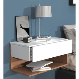 VCM Wandschublade Wand Hänge Nachttisch Usal XL 60cm