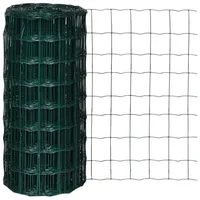 vidaXL Gartenzaun Maschendraht 10 x 0,8 m 100 x100 mm Maschenweite