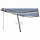 vidaXL LED Automatische Markise 450 x 300 cm blau/weiß inkl. Windsensor 3069771