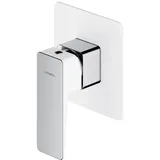 Omnires Parma Einhebelmischer Dusche Chrom/Weiß PM7445CRB