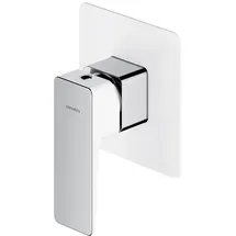 Omnires Parma Einhebelmischer Dusche Chrom/Weiß PM7445CRB