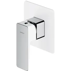 Omnires Parma Einhebelmischer Dusche Chrom/Weiß PM7445CRB