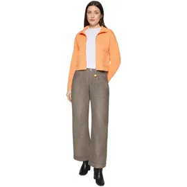 Cartoon Strickjacke orange/pink 38