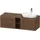 Duravit D-Neo Konsolenwaschtischunterbau wandhängend Nussbaum dunkel Matt 1400x550x459 mm - DE4950R0 DE4950R04210000