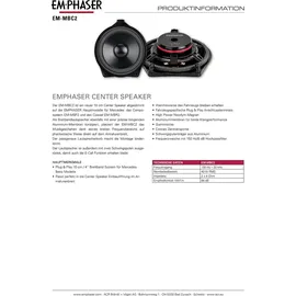 Emphaser EM-MBC2 schwarz