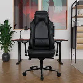 Arozzi Vernazza SoftPU Gaming-Stuhl Schwarz