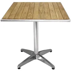 Bolero Tisch Eschenholzplatte Quadratisch 60Cm, 1 Bein