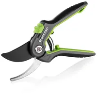 WorkPro Bypass Gartenschere 210mm, professionelle Astschere mit SK5 Klinge