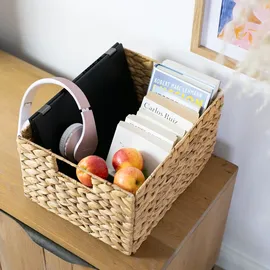 HMF Aufbewahrungskorb 36 x 28 x 20 cm 2-tlg. beige