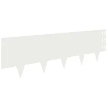 vidaXL Raseneinfassung 100 x 30 cm 30 Stück Weiß