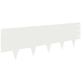 vidaXL Raseneinfassung 100 x 30 cm 30 Stück Weiß