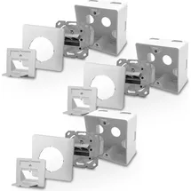 Arli Cat6a Netzwerkdose 2 Port