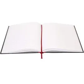 Oxford Geschäftsbuch A4 liniert schwarz/rot