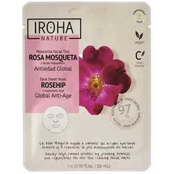 Iroha Hagebuchten-gewebe-gesichtsmaske 1 Stk Damen 
