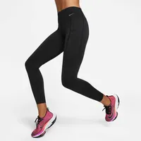 Nike Go 7/8 Tight Damen Laufhose schwarz S Größe)