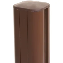 Mendler Zaunpfahl 98 cm Braun/WPC