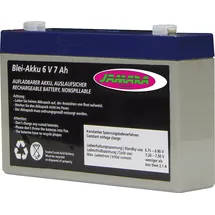 Jamara Akku Rideon 6V 7Ah Blei Schwarz/Grau