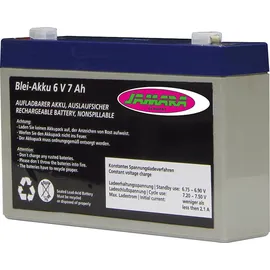 Jamara Akku Rideon 6V 7Ah Blei Schwarz/Grau