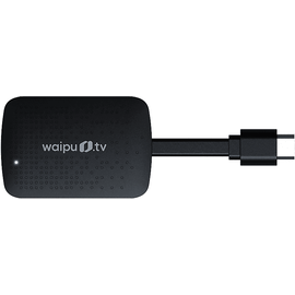 WAIPU waipu.tv 4K Stick | Fernbedienung Streaming Stick, Schwarz