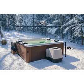 mspa (orpc) AMBER Aero PLUS XXL 180 x 65 x 180 cm Braun