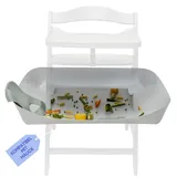 CATCHY Auffangschale - Zubehör für den Hauck Alpha+ & Hauck Beta+ Hochstuhl - Food Catcher für Krümel und Kleckereien - für Baby- und Kinderhochstühle (Hochstuhl separat erhältlich)