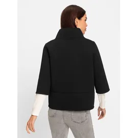 Heine Sweatjacke in schwarz | Gr.: 38