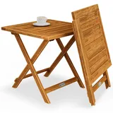 DEUBA Beistelltisch 46 x 46 cm braun klappbar