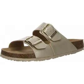 TAMARIS Damen Pantolette beige, Gr.39 - Beige - 39 EU