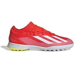 ADIDAS Kinder Fussball-Hartplatzschuhe X Crazyfast, SOLRED/FTWWHT/TESOYE, 35
