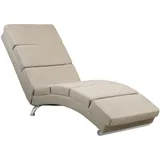 Relaxliege London Sand Webstoff