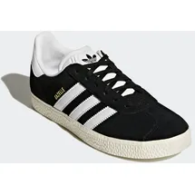 adidas Gazelle Kinder Schwarz/Weiß/Gold 36