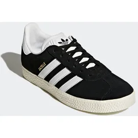 adidas Gazelle Kinder Schwarz/Weiß/Gold 36