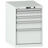 Lista Schubladenschrank Stahl 800x564x725mm lichtgrau 5 Schubladen