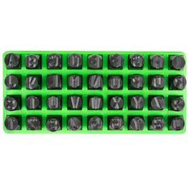 Jbm Satz Von Buchstaben Und Zahlen Matrizen 8mm. 53119