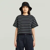 G-Star A Line Stripe Boxy T-Shirt - Mehrfarbig - Damen - XS