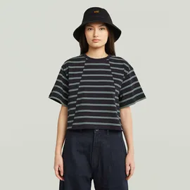 G-Star A Line Stripe Boxy T-Shirt - Mehrfarbig - Damen - XS