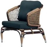 JVmoebel Sessel Sessel Grün Design Couch Relax Hochwertig Hochwertig Rattan Polster (Sessel), Made in Europa grün