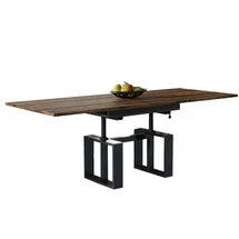 Endo Endo-Moebel Couchtisch, Mooreiche, Holzwerkstoff, Rechteckig,Rechteckig, 65x58x110 cm, Wohnzimmer, Wohnzimmertische, Couchtische