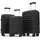 gentor Koffer Reisekoffer Hartschalenkoffer Travel Trolley Rollkoffer Handgepäck - schwarz