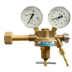 Druckregler Sauerstoff mit 2 Manometer, Ø 63mm orig. KAYSER