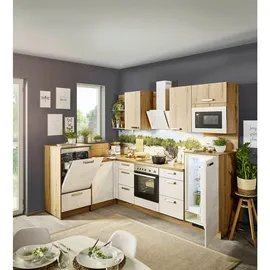 Impuls Küchen Küchenzeile 270 cm Hellgrau