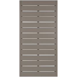 Andrewex Sichtschutzzaun Element Faro 180 x 90 cm grau lackiert